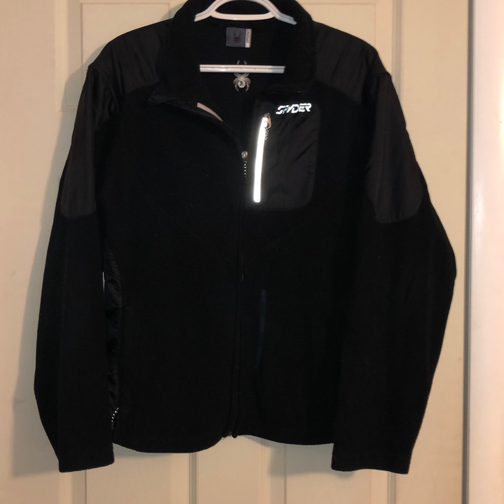 Black Spyder fleece jacket